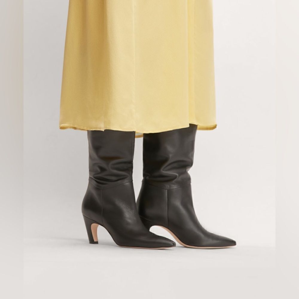 NEW Everlane The Knee-High Banana Heel Boot black - Picture 3 of 11